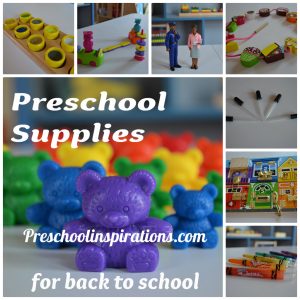 Preschool Supplies by Preschool Inspirations