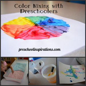 Color Mixing Preschool Inspirations