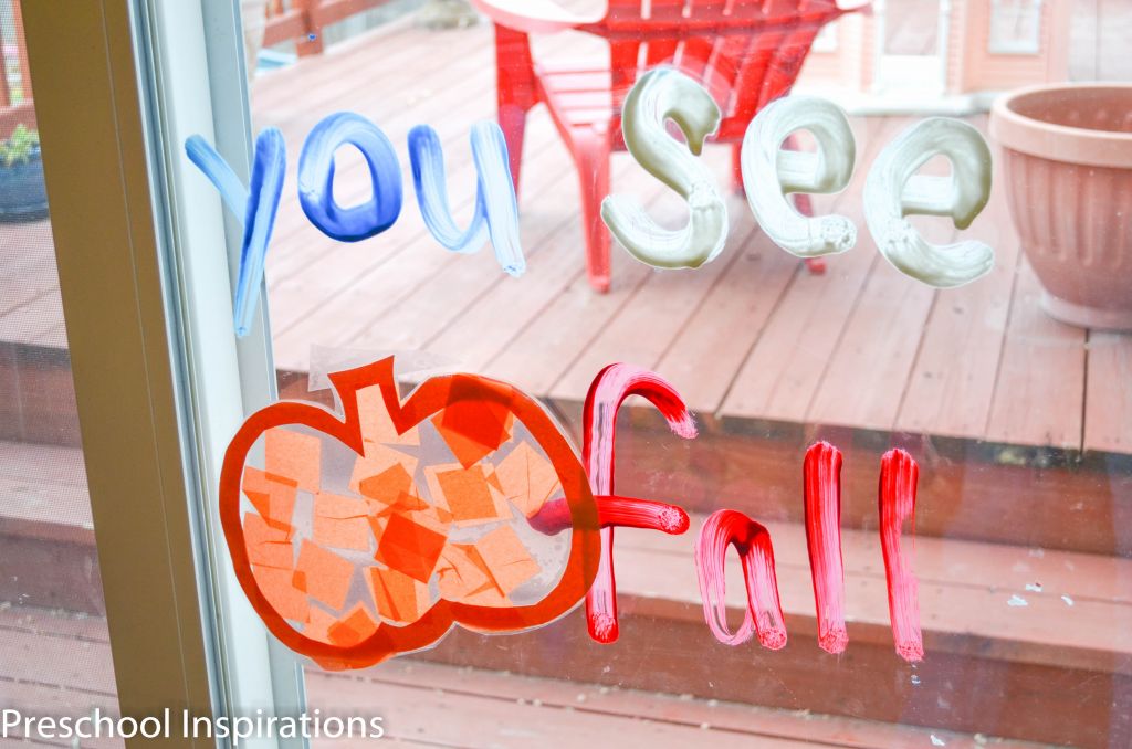 Window Words by Preschool Inspirations