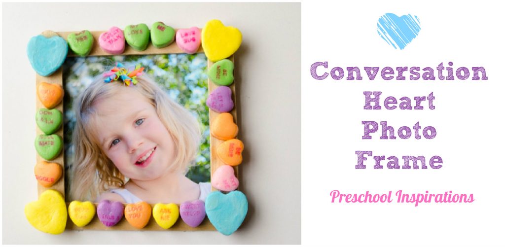 Conversation Heart Picture Frame