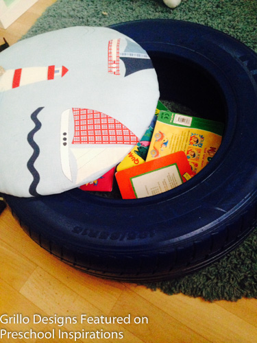 Cozy Corner with Tire Tutorial by Preschool Inspirations-7