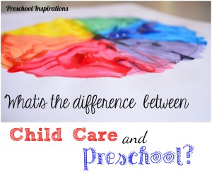 What's the Difference Between Child Care and Preschool