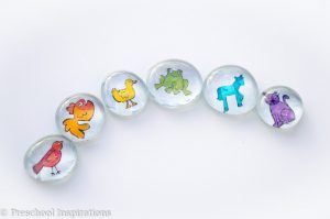Brown Bear Inspired Glass Beads - Preschool Inspirations-5