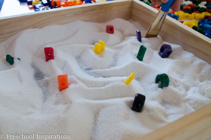 Alphabet Sand Tray Loose Pieces Play by Preschool Inspirations-9