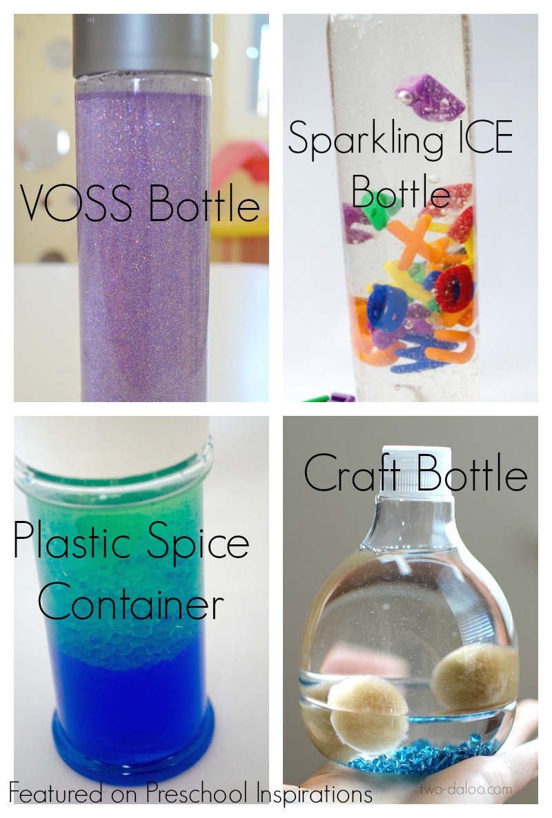 Types of bottles for how to make a perfect sensory bottle