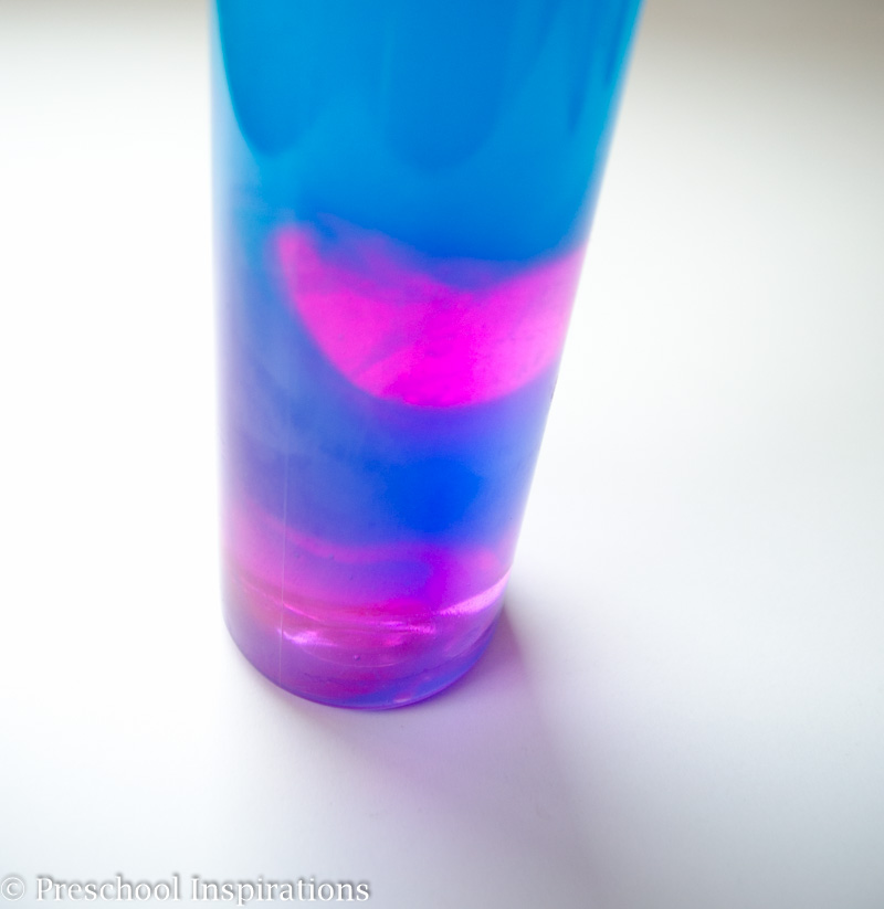 How to Make Color Changing Sensory or Discovery Bottles by Preschool Inspirations-7