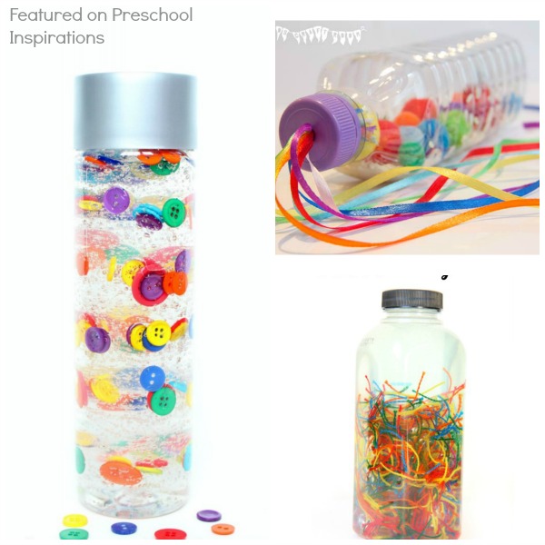 Rainbow Sensory and Discovery Bottles