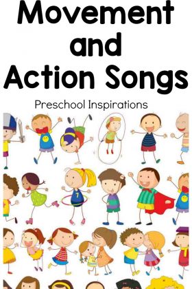 Need the perfect song for active children? These are some of the best movement and action songs. They're great for circle time songs or as an indoor activity on a bad weather day. These preschool songs and kindergarten songs are sure to be loved for years!