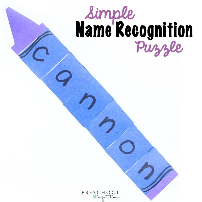Fun and easy name craft for kids