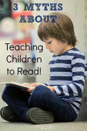 3 Myths about learning to read