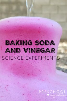 Need a science activity for kids? Try all of these baking soda and vinegar science activities that are perfect science activities for preschool, kindergarten, and older!