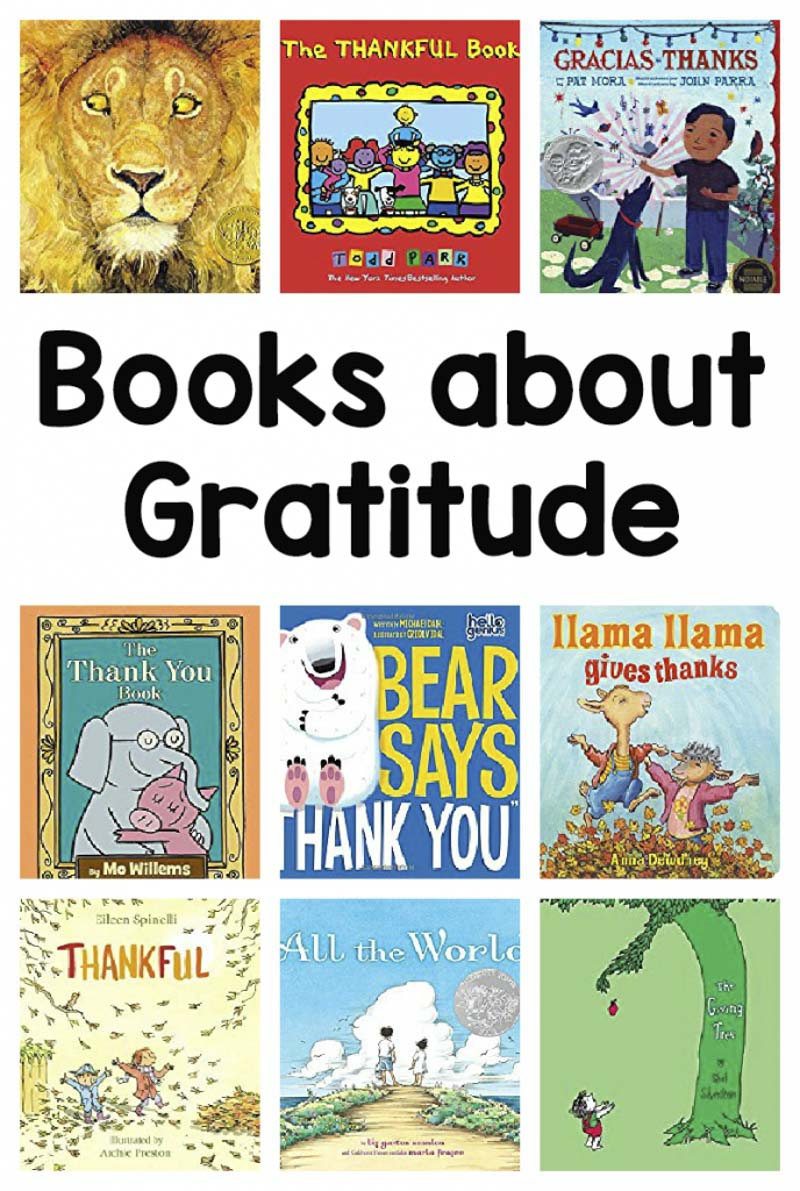 Teach children about thankfulness and gratitude with these books.