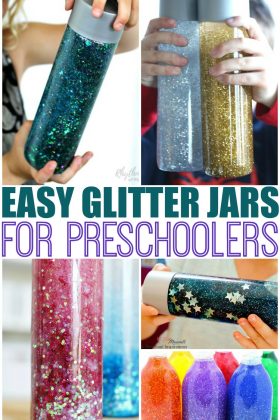 Glitter Jar tutorials that are perfect for the classroom or home. These calming jars will help evoke tranquility and help to soothe children who are anxious, hyperactive or having trouble dealing with tough emotions. These also make fabulous time out timers.