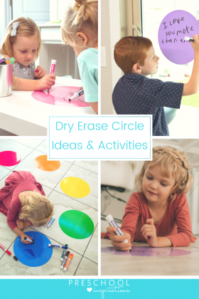 Use Dry Erase Circle Dots for teaching or the home