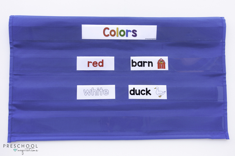 Question of the day for preschool - colors