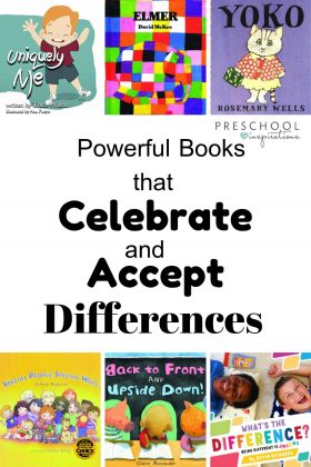 These books for kids are perfect for exploring, accepting, and celebrating the differences between us all! #preschool #booksforkids #booklist #specialeducation