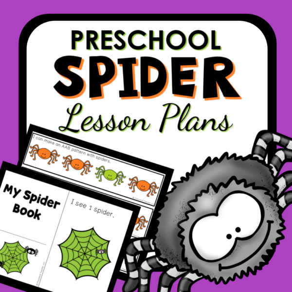 cover image for preschool spider lesson plans