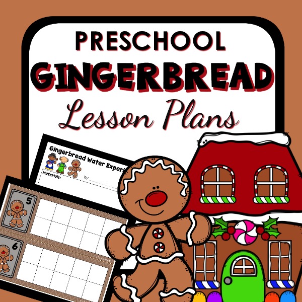 cover image for preschool gingerbread lesson plans