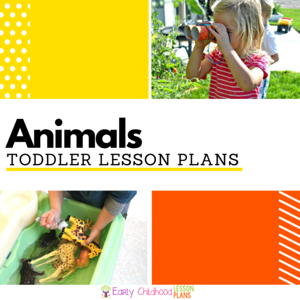 cover image for Animals Toddler Lesson Plans