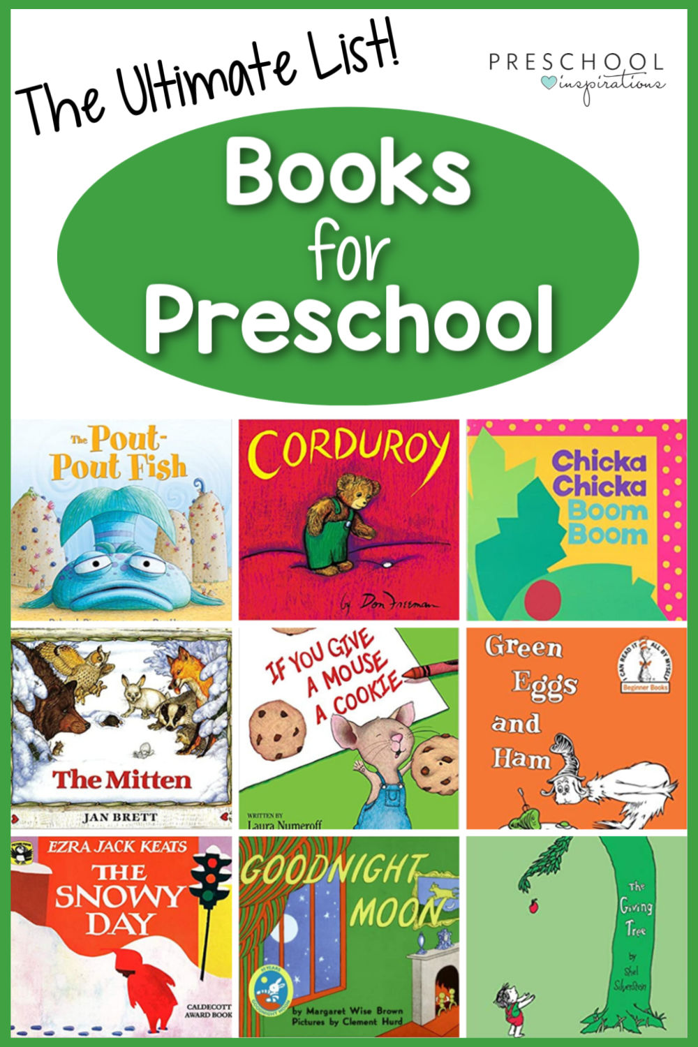 Find the best books for preschoolers, all in one place! A huge list with descriptions of read-aloud books, rhyming books, books on kindness, and many, many more! 