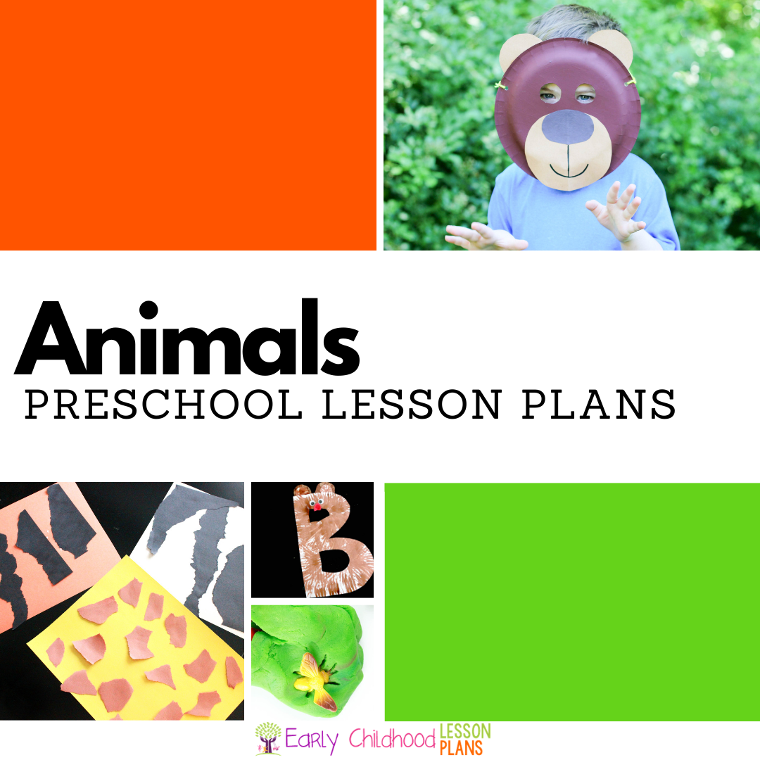 cover image for preschool animals lesson plans
