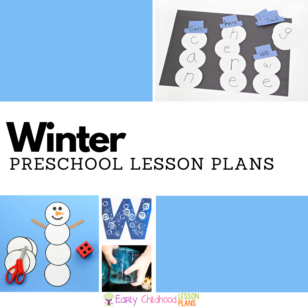 cover image for Preschool Lesson Plans for Winter