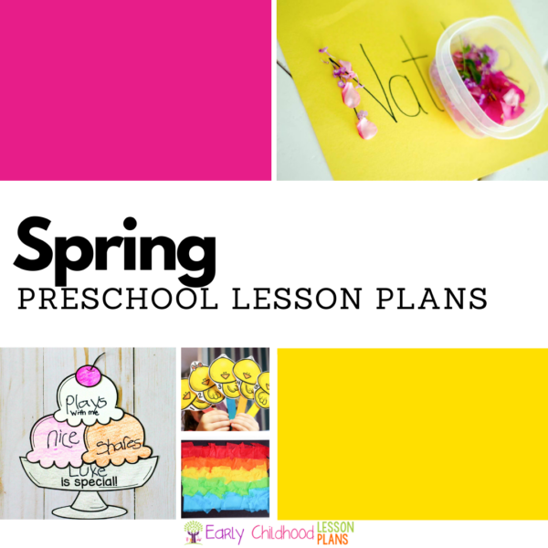 cover image for preschool spring lesson plans