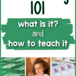 pinnable image of three subitizing activities and the text 'subitizing 101 what is it? and how to teach it
